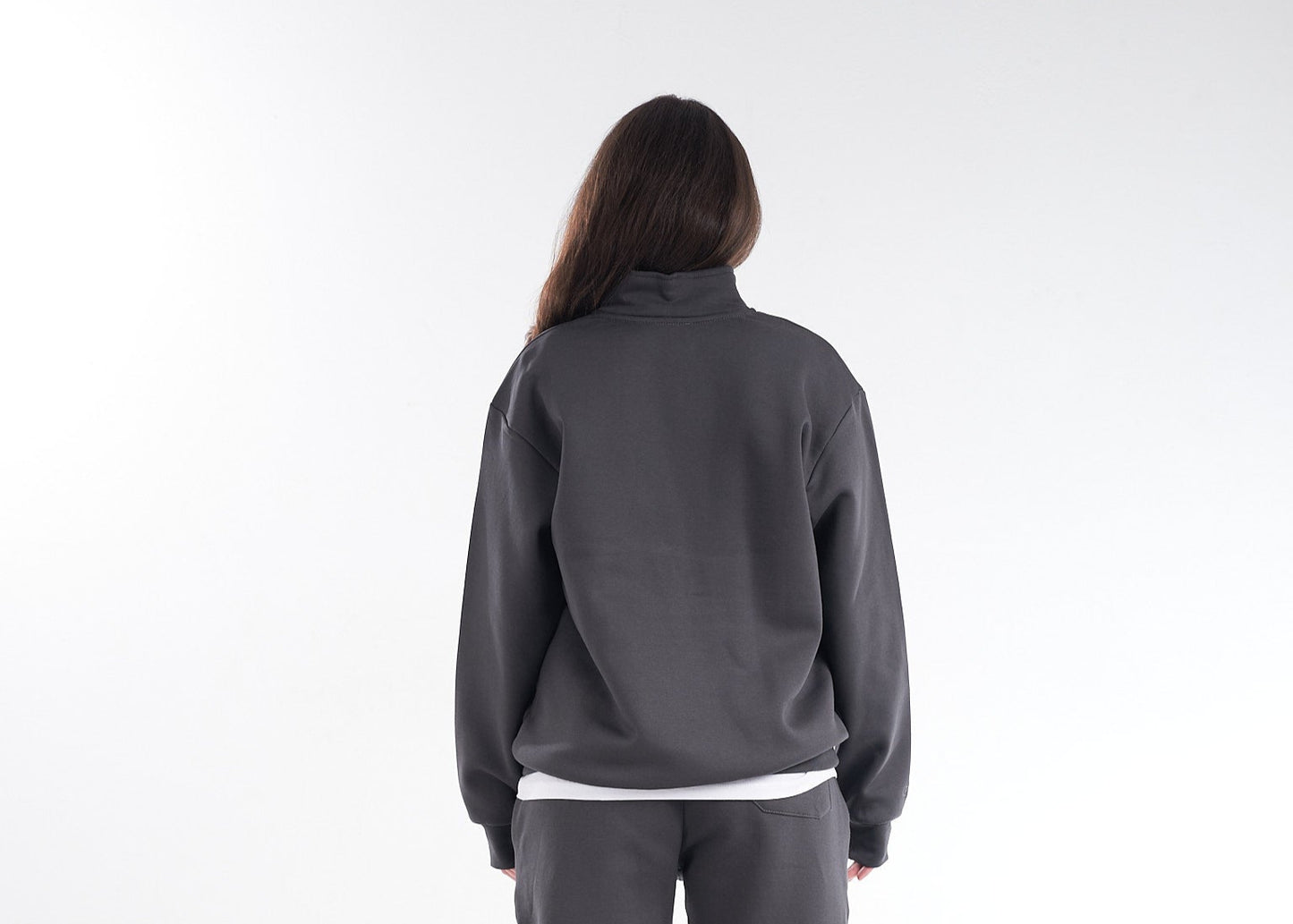 Dark Gray Quarter-Zip – The Understated Statement