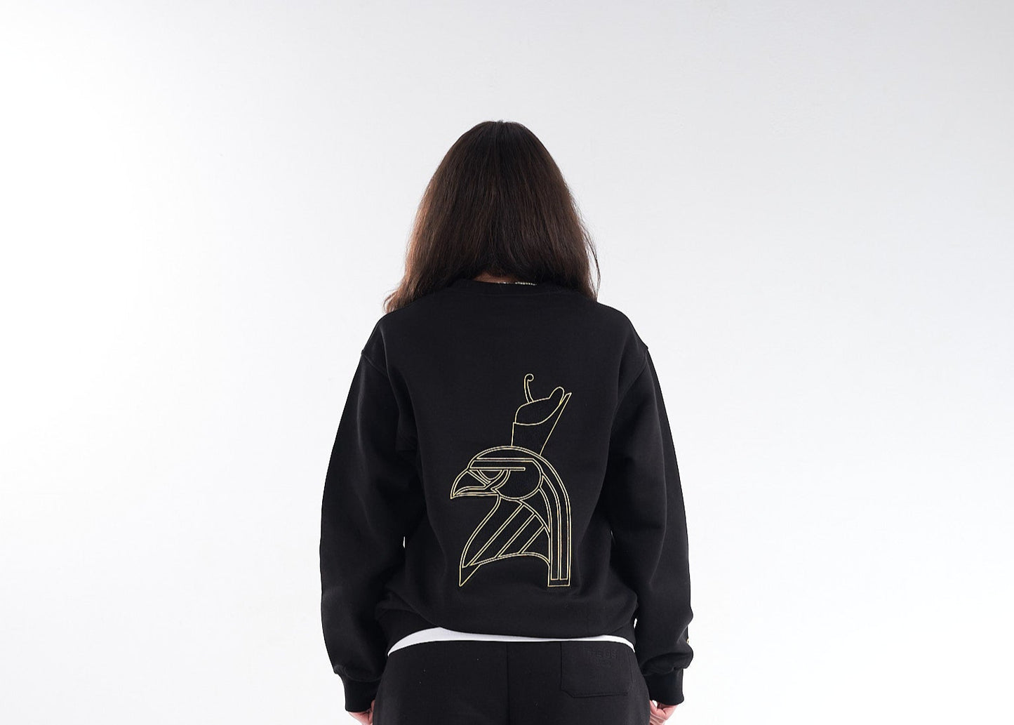 Black Shedy Horus Crewneck – The Guardian of the Skies