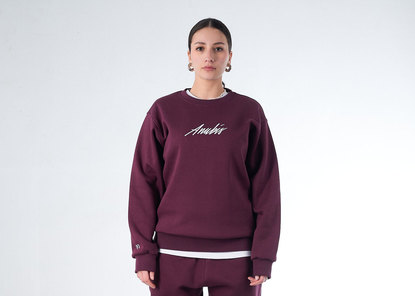 Cherry Lacquer Shedy Anubis Crewneck – The Pharaoh’s Flame