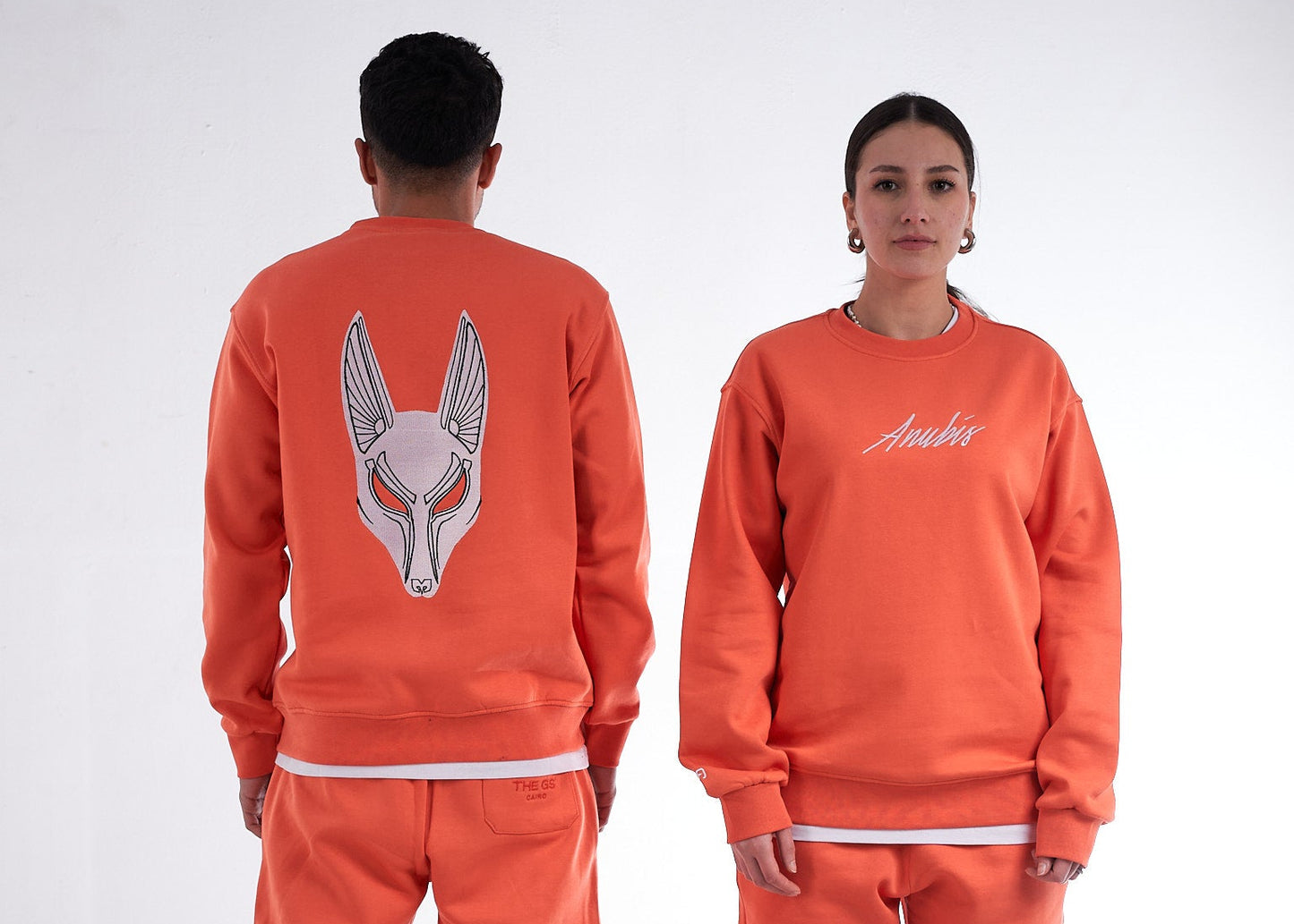 Neon Flare Shedy Anubis Crewneck – The Fire of the Gods