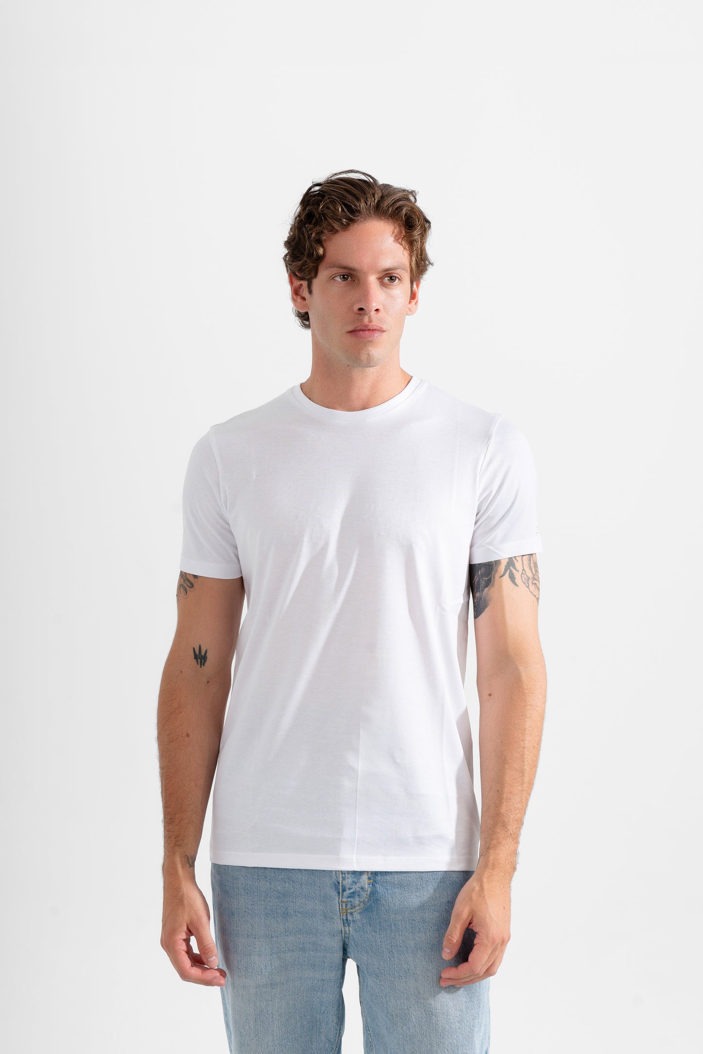 THE GS' White Signature Fit Tee