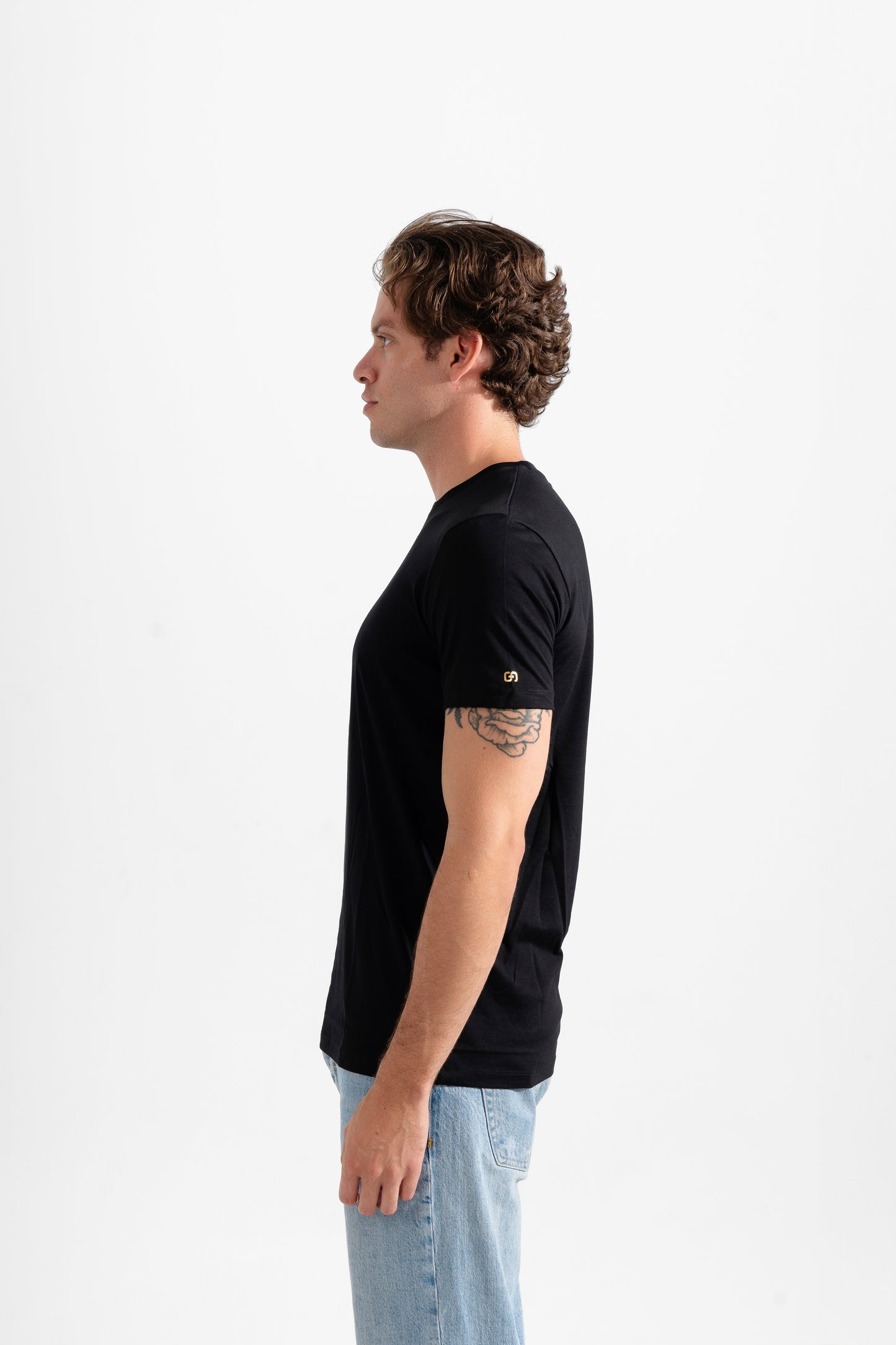 THE GS' Black Signature Fit Tee