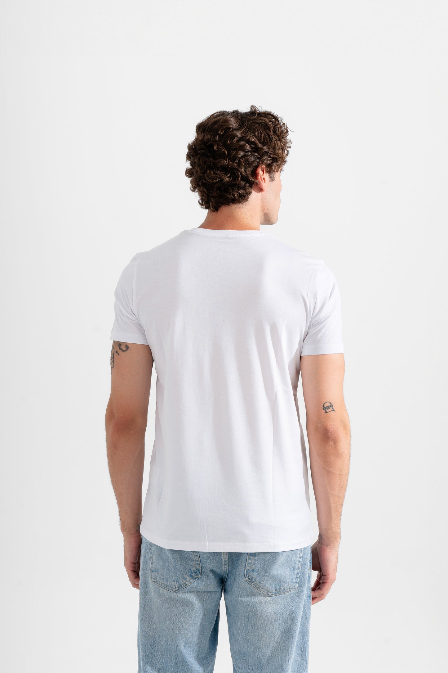 THE GS' White Signature Fit Tee