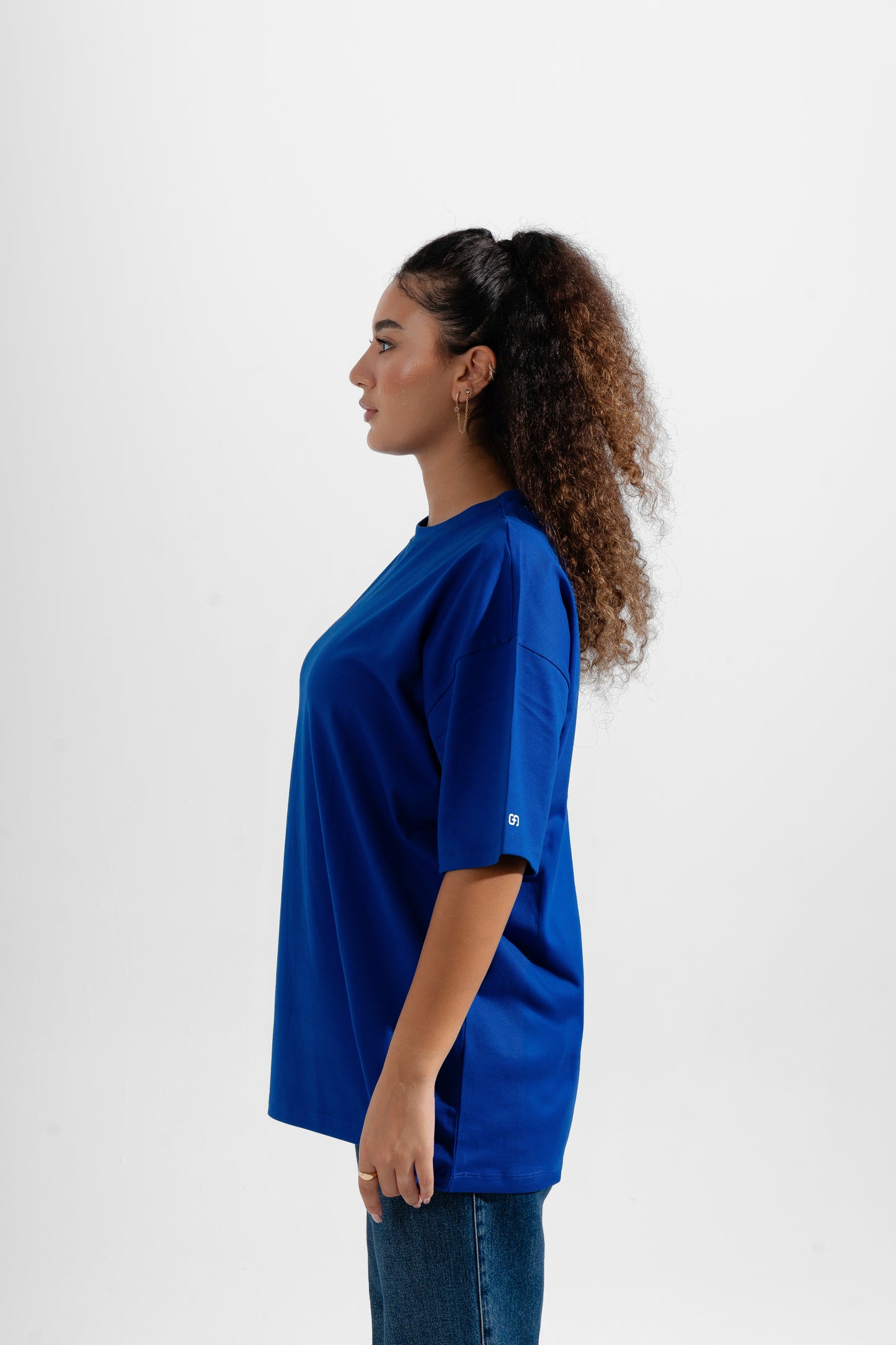 THE GS' Blue Oversized Tee • Unisex