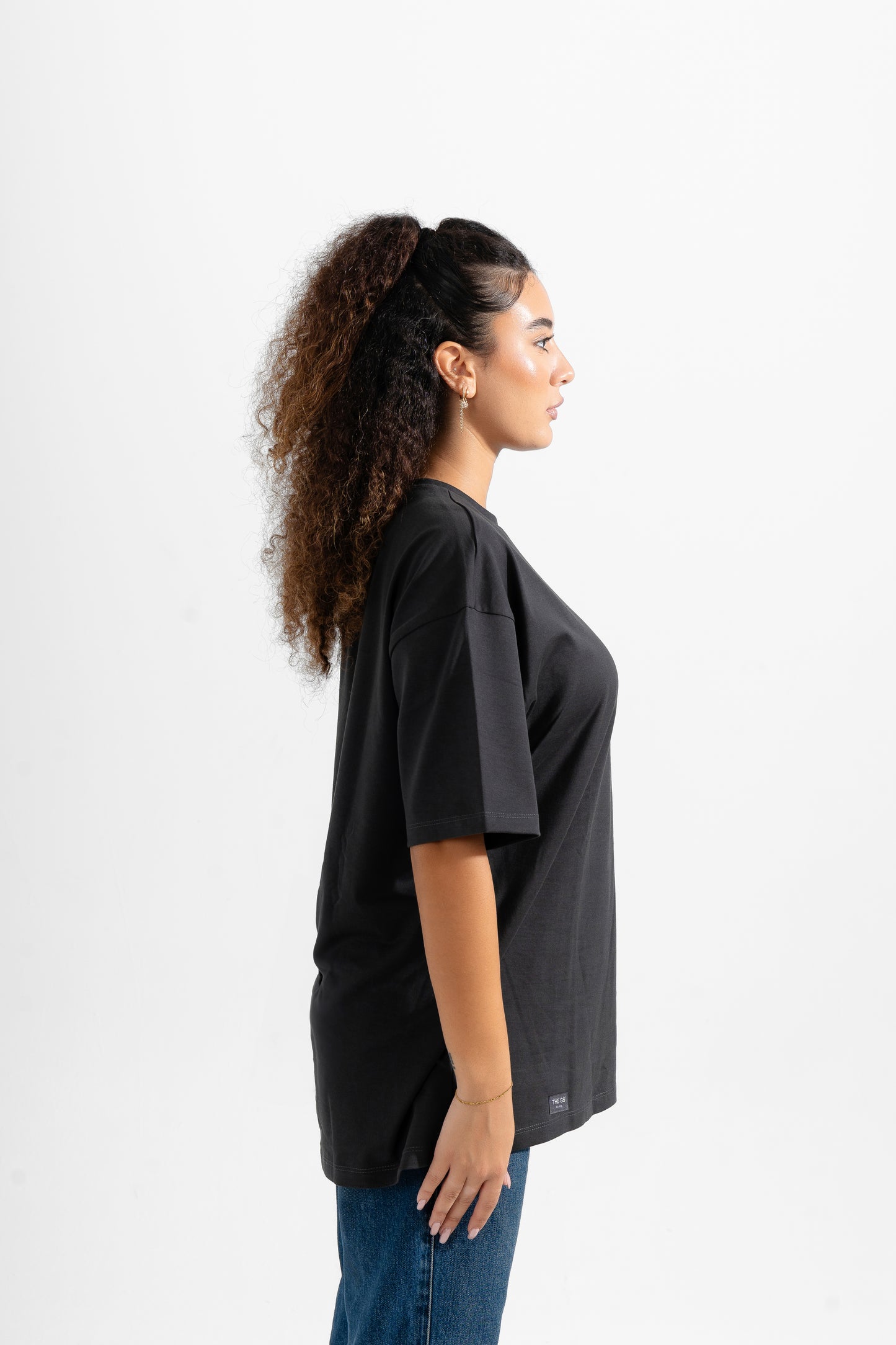 THE GS' Dark Grey Oversized Tee • Unisex