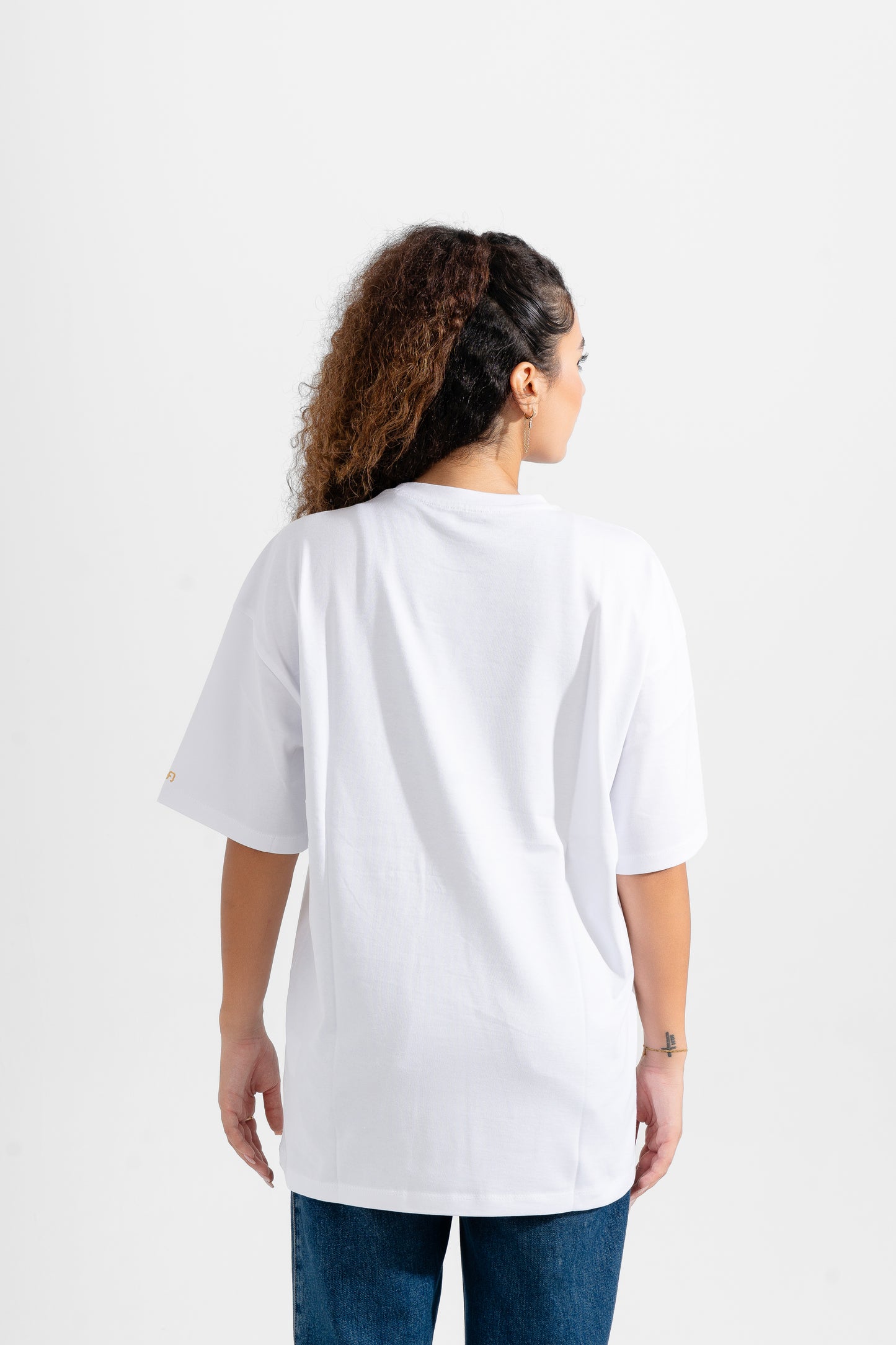 THE GS' White Oversized Tee • Unisex