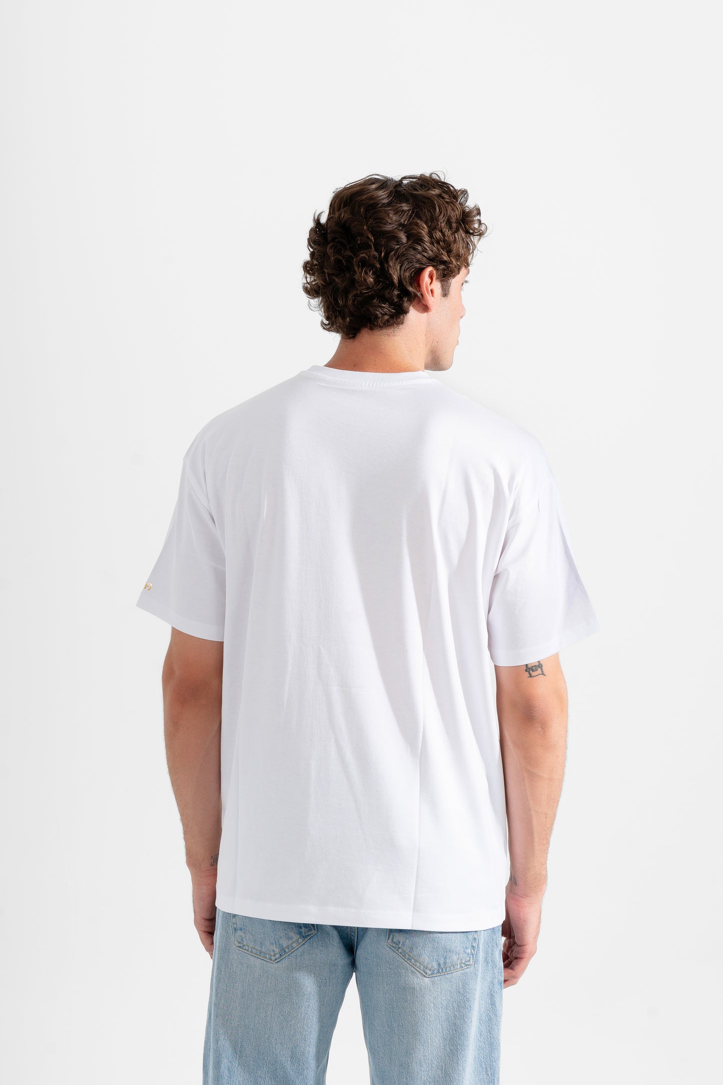 THE GS' White Oversized Tee • Unisex