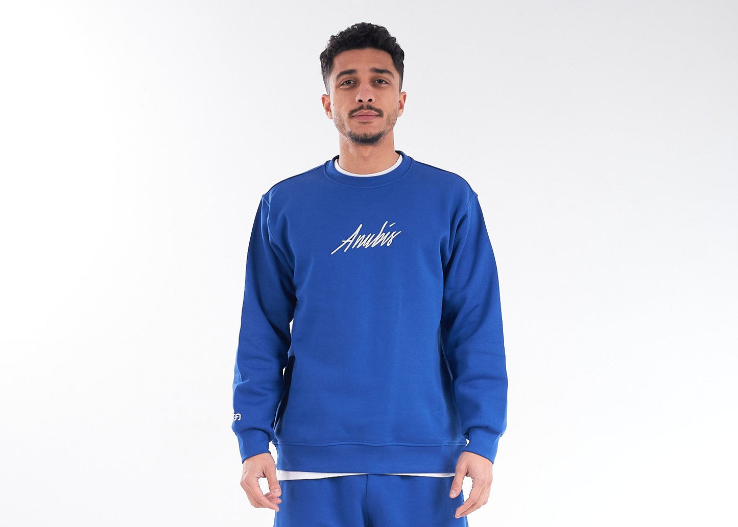 Blue Shedy Anubis Crewneck – The Celestial Protector