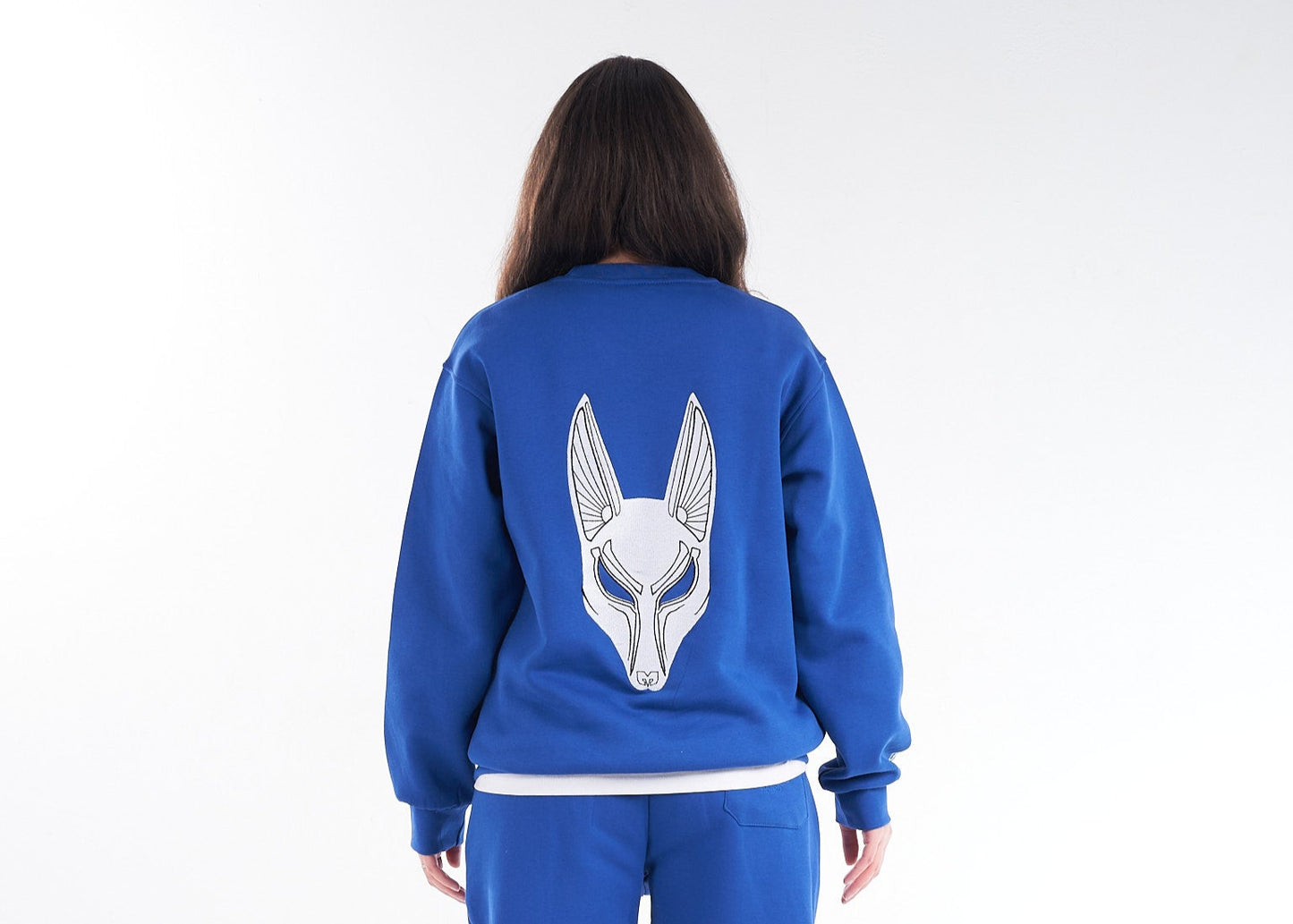 Blue Shedy Anubis Crewneck – The Celestial Protector