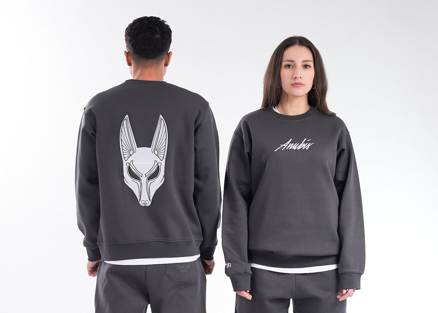 Dark Gray Shedy Anubis Crewneck – The Eternal Balance