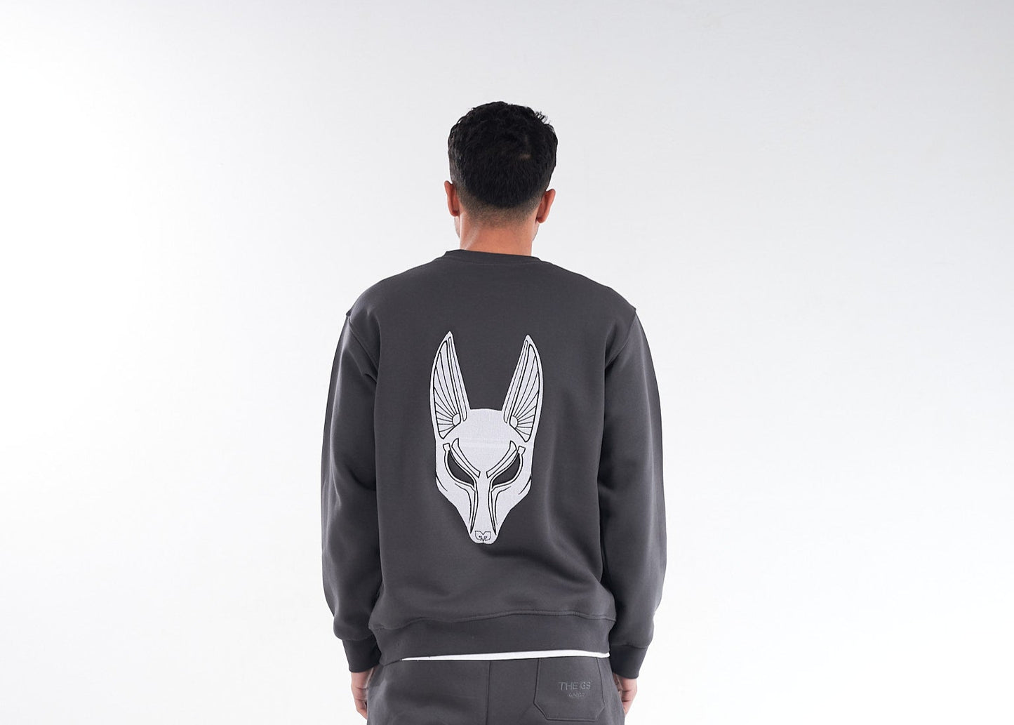 Dark Gray Shedy Anubis Crewneck – The Eternal Balance